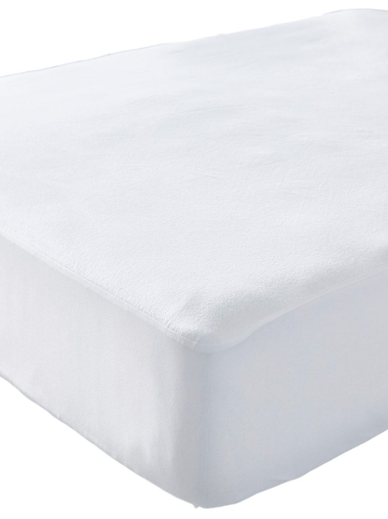 Protège matelas imperméable et anti acariens ESSENTIAL Blanc - Kiabi