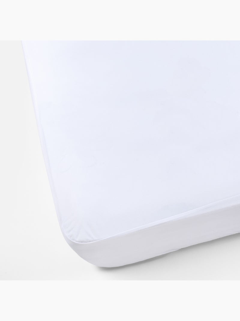 Protège-matelas imperméable et respirant Blanc - Kiabi