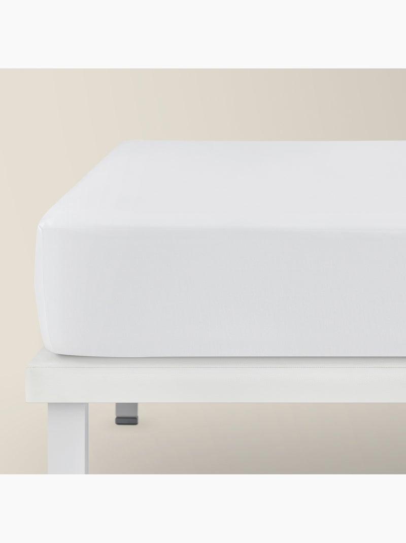 Protège-matelas Imperméable et Respirant , Tissu Tencel, Couvre 5 Côtés Blanc - Kiabi
