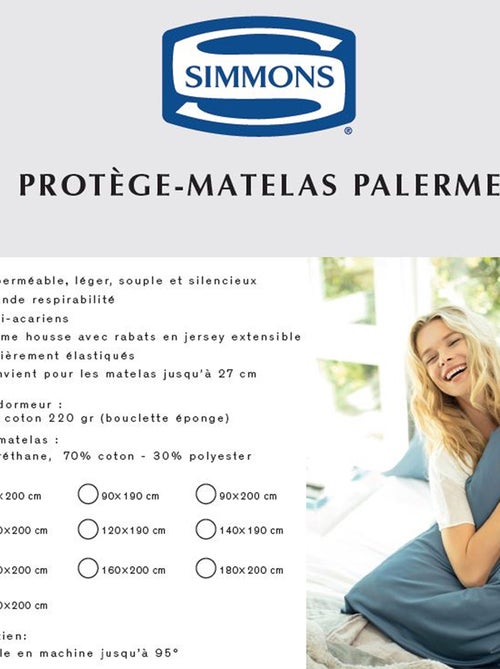 Protège matelas imperméable PALERME - Simmons - Kiabi