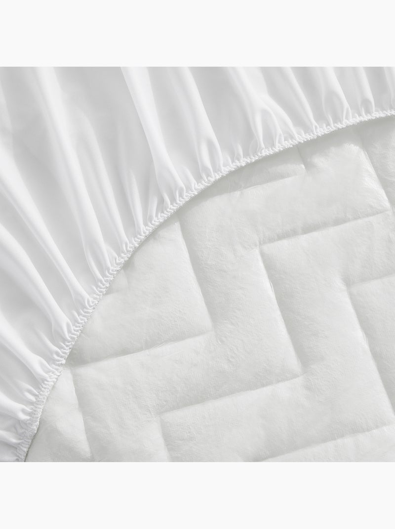 Protège-matelas Matelassé 100% Coton Blanc - Kiabi