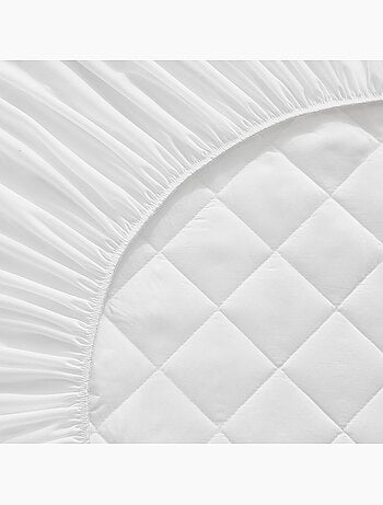 Protège-matelas Matelassé Aloe Vera , Imperméable et Respirant, Hauteur 32 cm