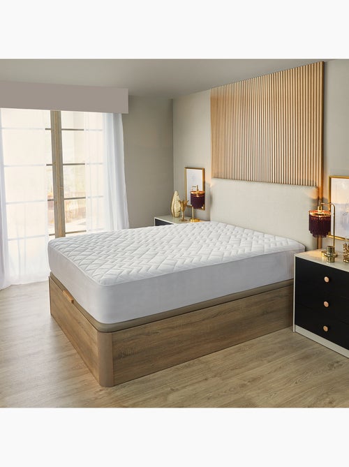 Protège-matelas Matelassé Thermorégulateur Pour Matelas jusqu'à 45 cm - Kiabi