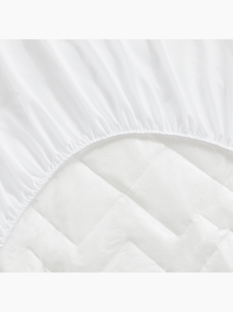 Protège-matelas Matelassé Thermorégulateur Pour Matelas jusqu'à 45 cm Blanc - Kiabi