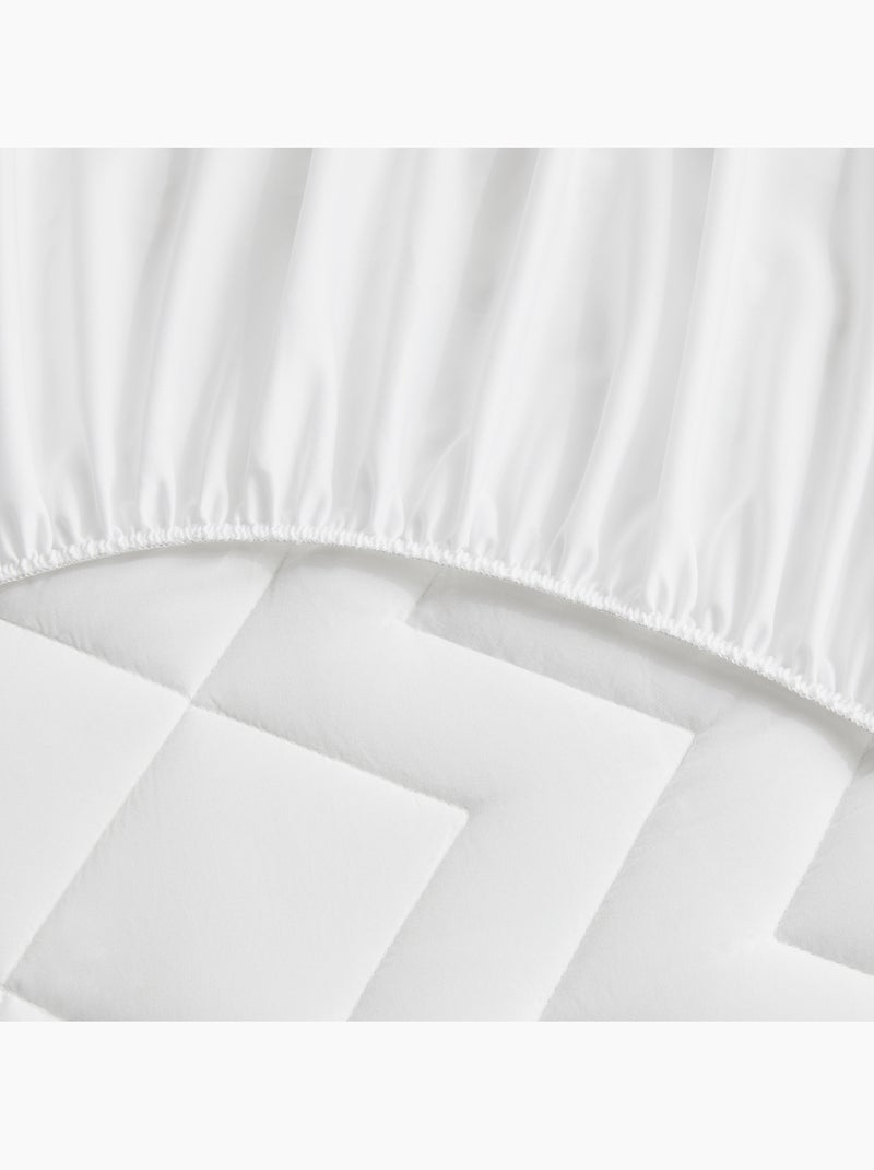 Protège-matelas Matelassé Thermorégulateur Tencel Blanc - Kiabi