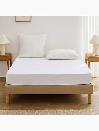 Protège matelas molleton 100% Coton Anti Acarien