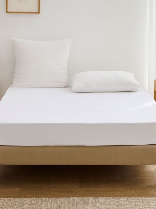 Protège matelas molleton 100% Coton Anti Acarien - Kiabi