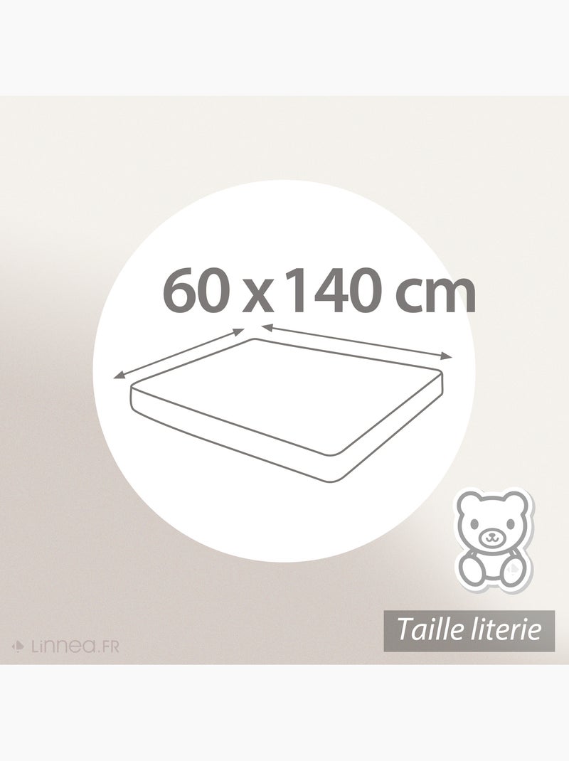 Protège matelas molleton ACHUA Bonnet de 15 cm Drap housse Blanc - Kiabi