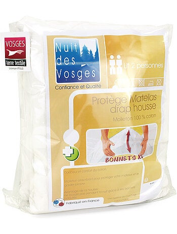 Protège matelas molleton AUBIN Bonnet de 40 cm