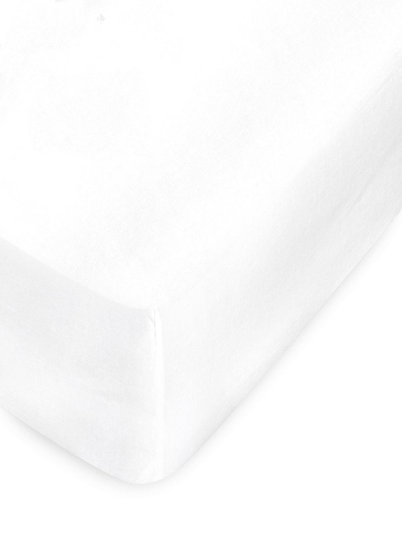 Protège matelas molleton AUBIN Bonnet de 40 cm Blanc - Kiabi