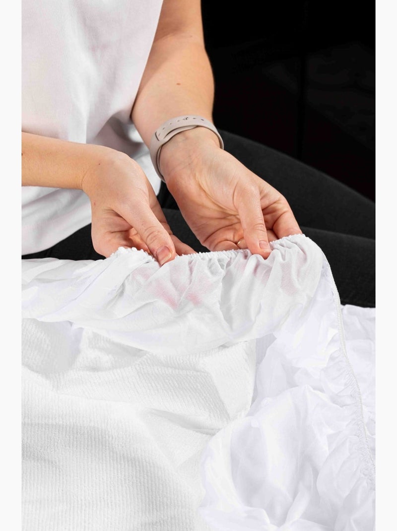 Protège Matelas Polypropylène PROMO LINGE Blanc - Kiabi