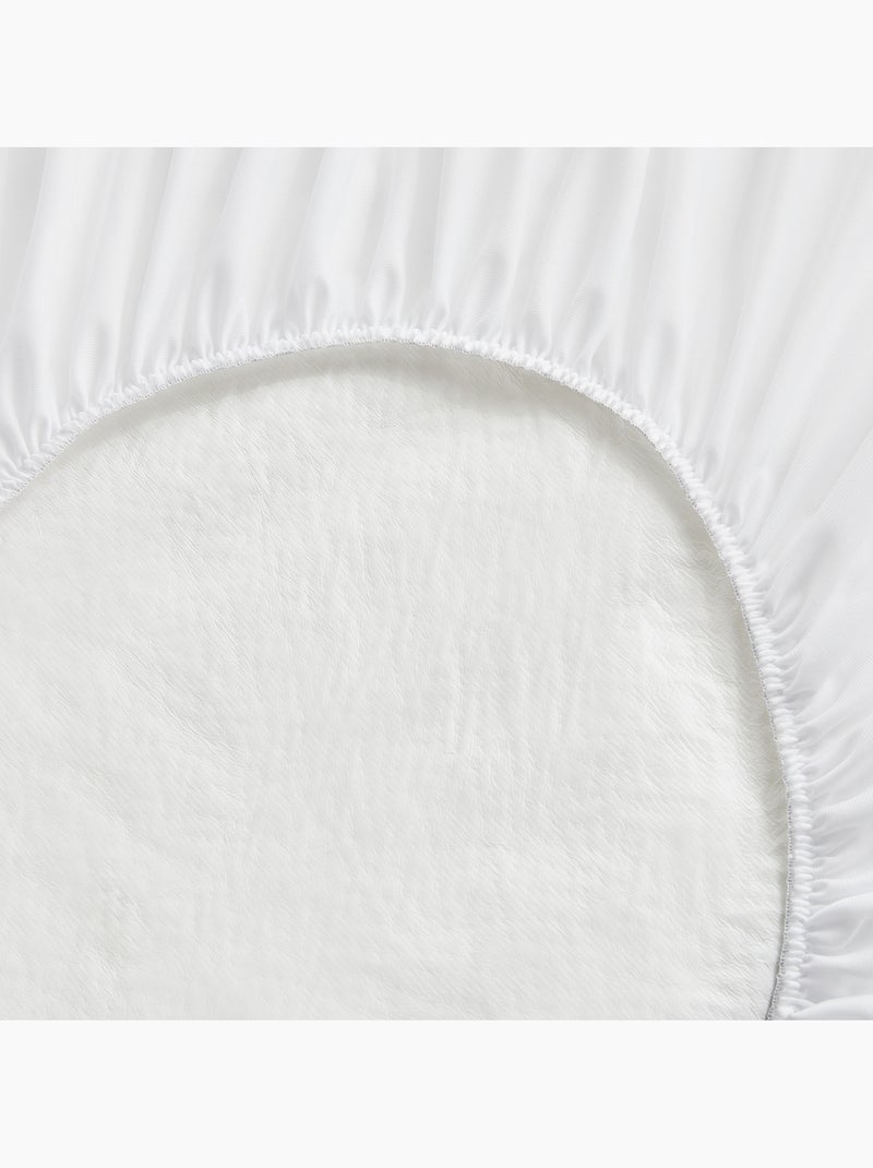 Protège-matelas Tencel Premium, Imperméable et Respirant, Ajustable jusqu'à 32 cm Blanc - Kiabi