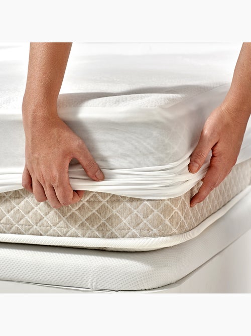 Protège-matelas Tencel Premium, Imperméable et Respirant, Ajustable jusqu'à 32 cm - Kiabi