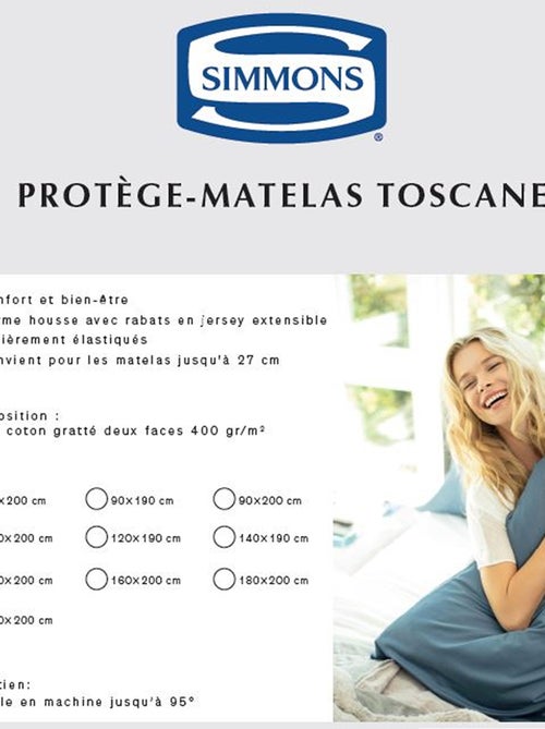 Protège matelas TOSCANE - Simmons - Kiabi
