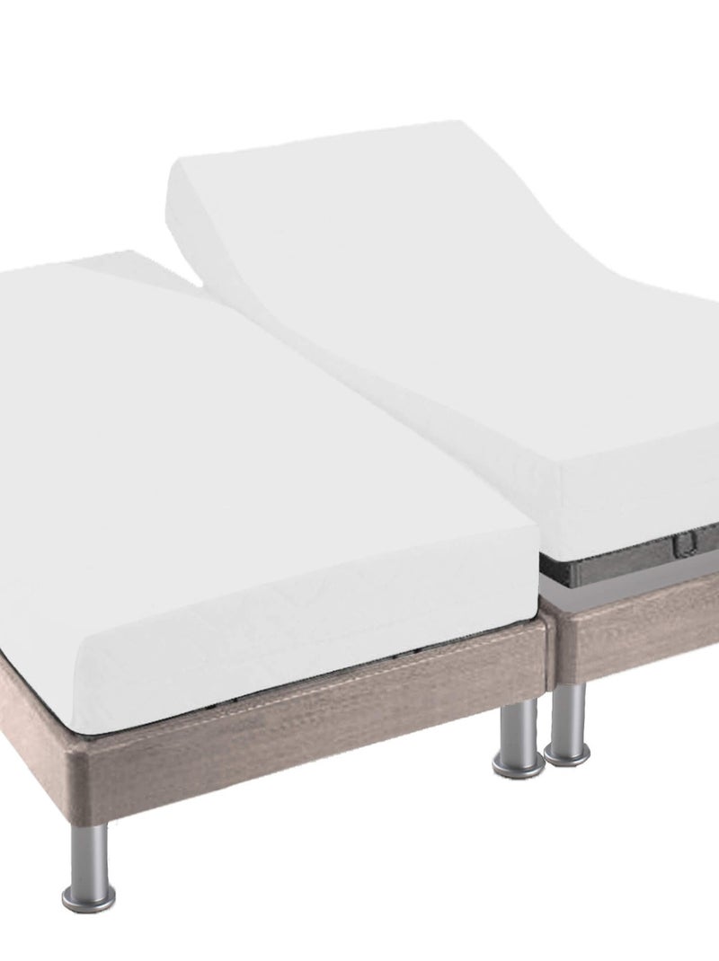Protège matelas TPR molleton coton bonnet 30 - Terre de Nuit Blanc - Kiabi