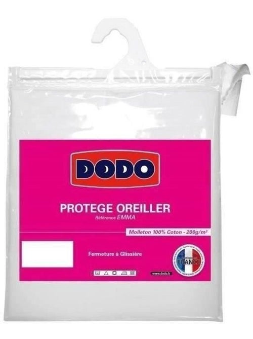 Protège-oreiller - dodo - noé - 65 x 65 cm - blanc - Kiabi