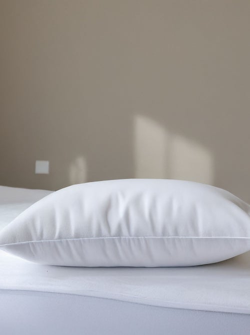 Protège oreiller 100% coton anti-acariens - Kiabi