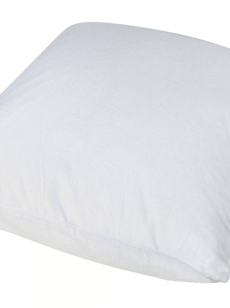 Protège oreiller coton molleton (lot de 2) - Terre de Nuit Blanc - Kiabi