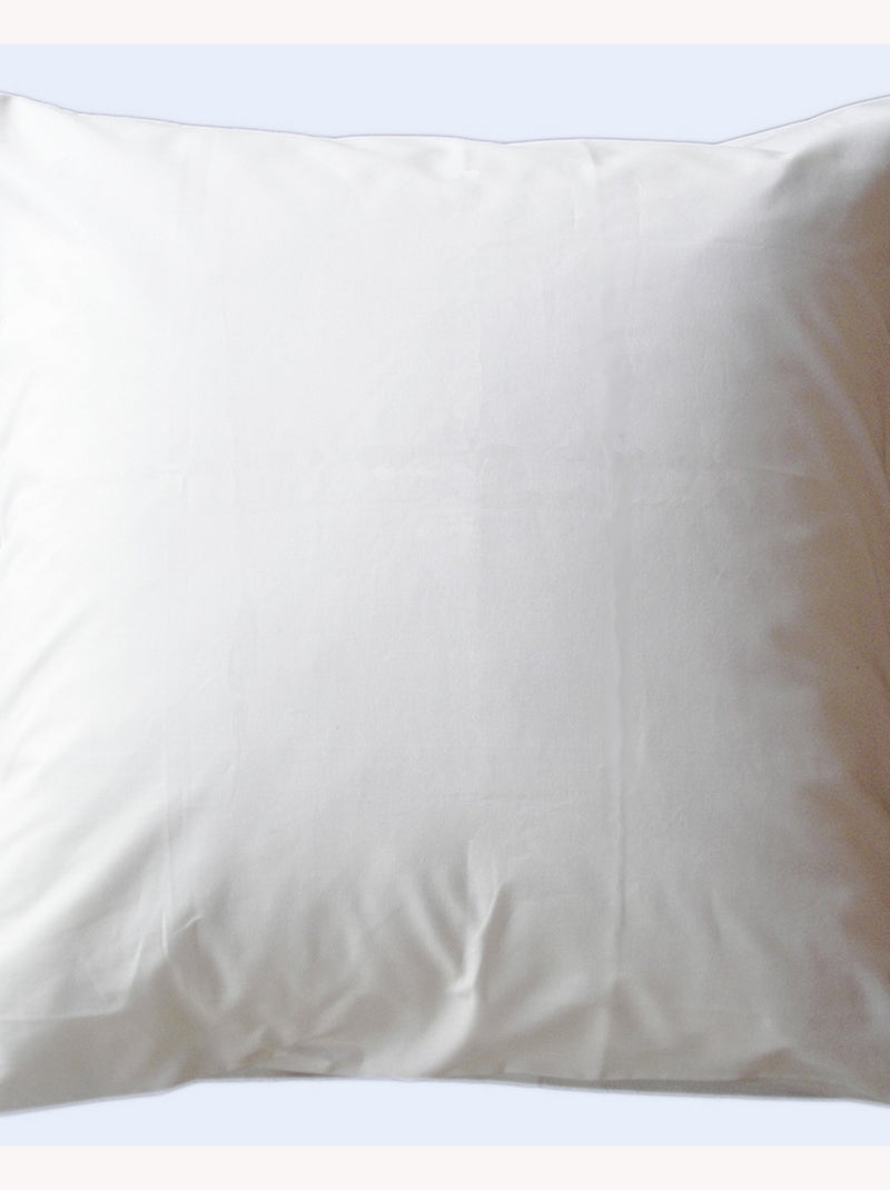 Protège oreiller en tencel Blanc - Kiabi