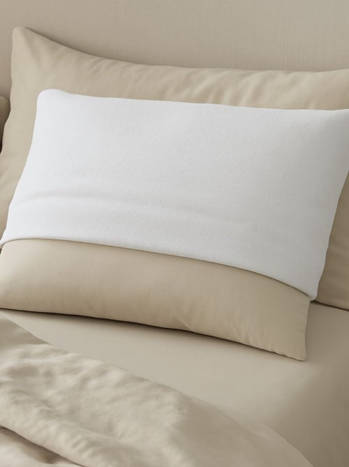 Protège Oreiller molleton 100% Coton - Kiabi