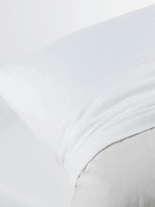 Protège Oreiller molleton 100% Coton - Kiabi