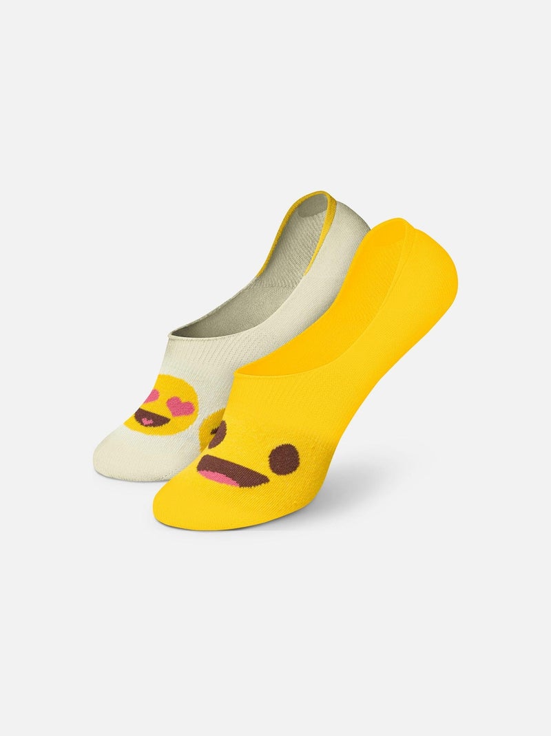 Protège-pieds Dedoles Émoticône Smiley Multicolore - Kiabi
