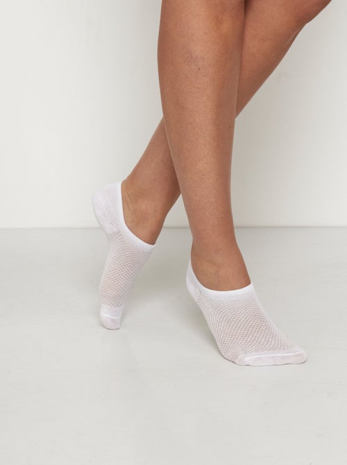 Protège-pieds en coton majoritaire - Kiabi