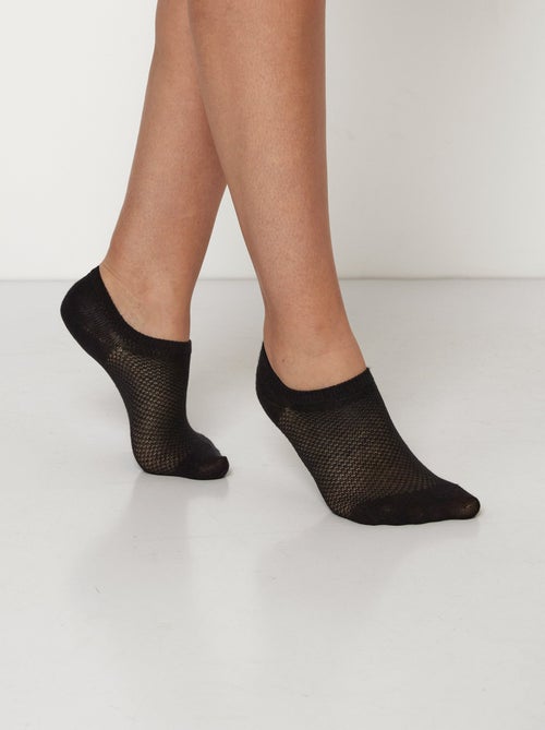 Protège-pieds en coton majoritaire - Kiabi