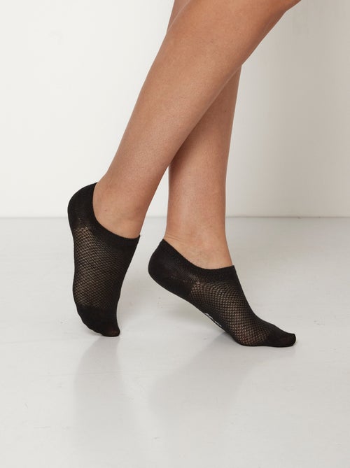 Protège-pieds en coton majoritaire - Kiabi