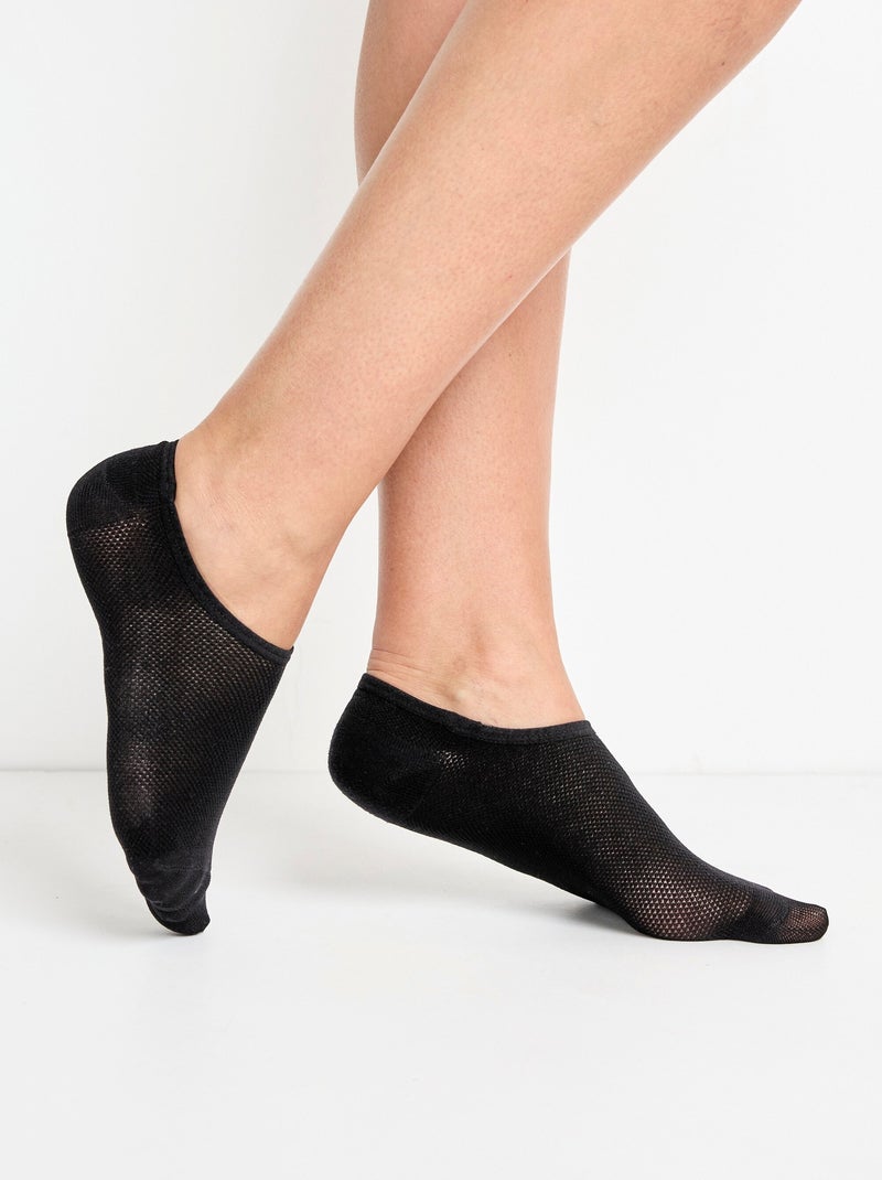 Protège-pieds en microfibre - AFIBEL Noir - Kiabi