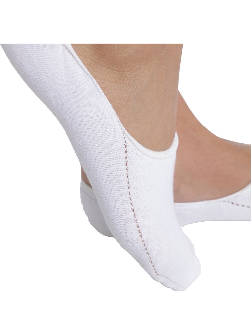 Protège-pieds Invisifit Thermo Blanc - Kiabi