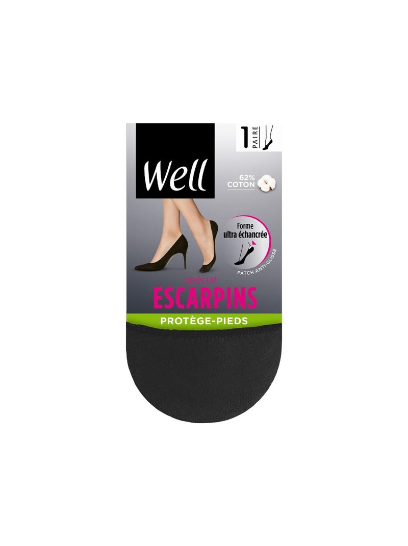 Protège-pieds ULTRA-ÉCHANCRÉ Noir - Kiabi