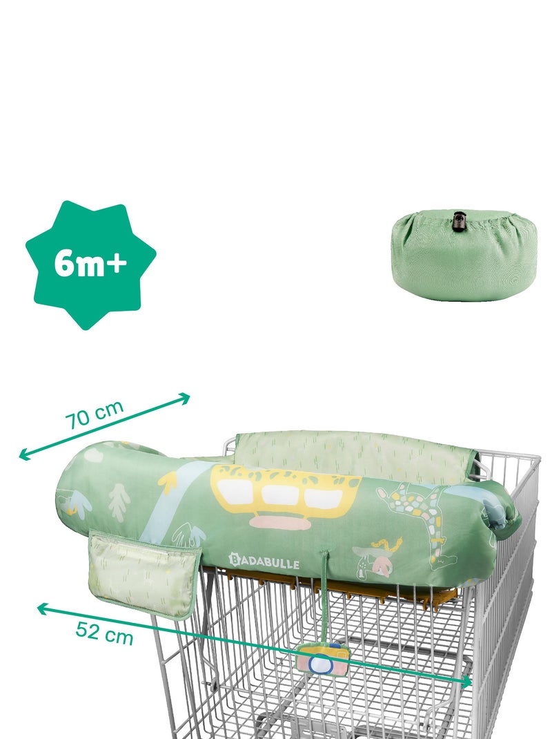 Protège-siège chariot 'Badabulle' Vert - Kiabi