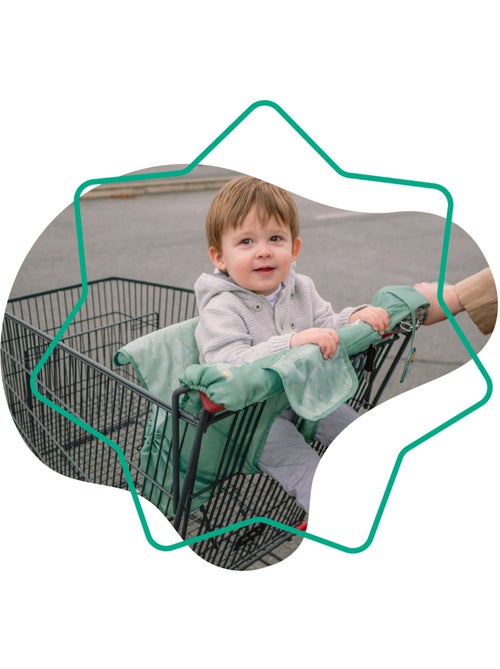 Protège siège chariot safari hygiénique bébé universel compact 'Badabulle' - Kiabi