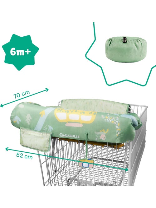 Protège siège chariot safari hygiénique bébé universel compact 'Badabulle' - Kiabi