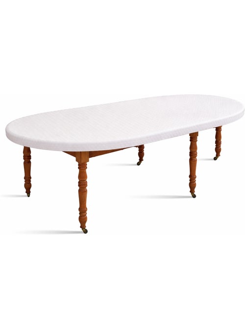 Protège-table sous-nappe ovale élastiqué et imperméable - Kiabi