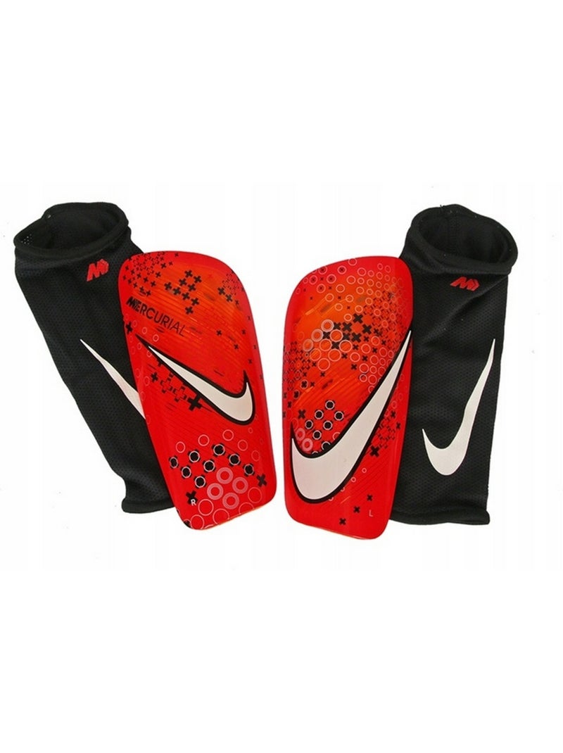 Protège-tibias à enfiler mercurial lite - nike Noir Rouge - Kiabi