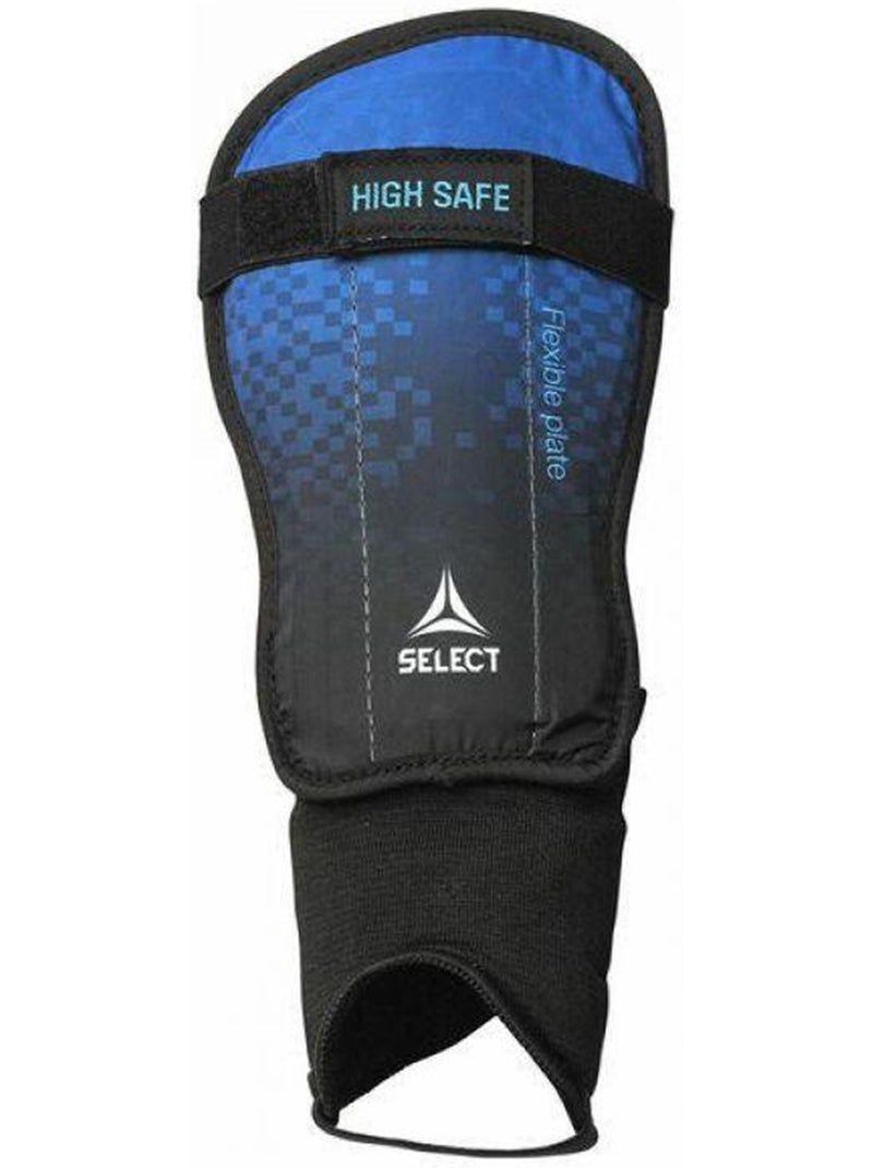 Protège-tibias et chevilles high safe - select Noir Bleu - Kiabi