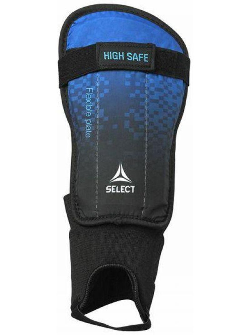 Protège-tibias et chevilles high safe - select Noir Bleu - Kiabi