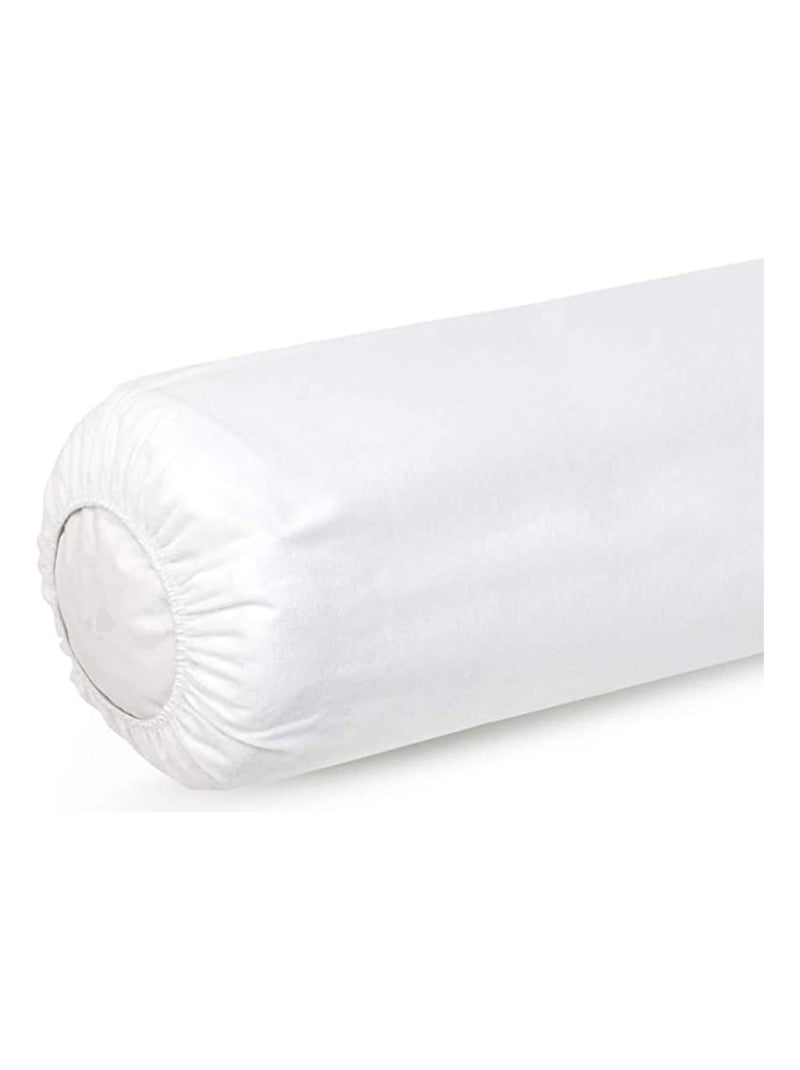 Protège traversin anti-acariens coton molleton - Terre de Nuit Blanc - Kiabi