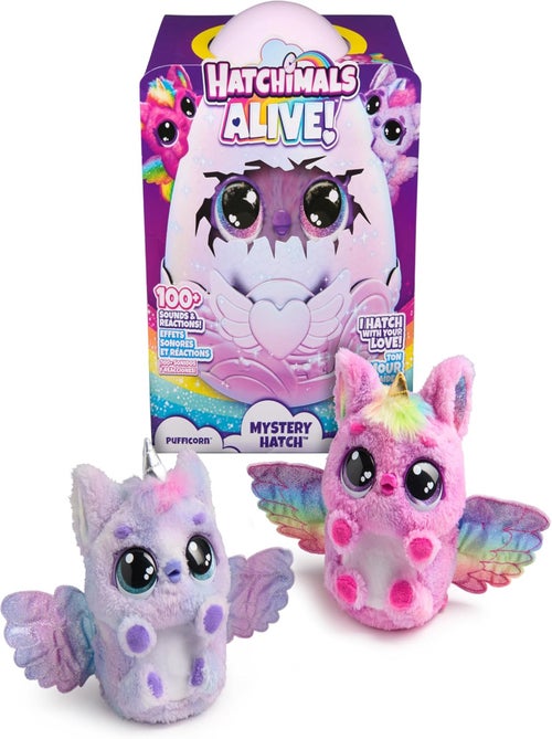 Pufficorn Hatchimals Alive - Spin Master - Kiabi