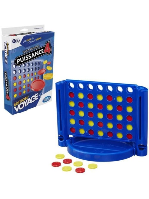 Puissance 4 voyage, jeu de société de voyage pour 2 joueurs, jeu de voyage, dès 6 ans, hasbro gaming - Kiabi Puissance 4 voyage, jeu de société de voyage pour 2 joueurs, jeu de voyage, dès 6 ans, hasbro gaming - Kiabi