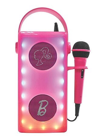 Puissante enceinte Bluetooth lumineuse Barbie avec micro