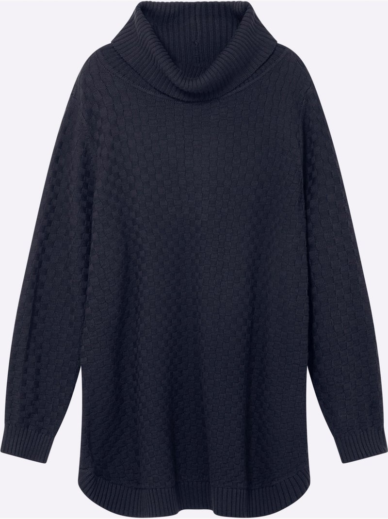 Pull - taille standard - sheego Bleu foncé - Kiabi