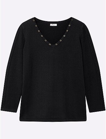 Pull - taille standard - sheego