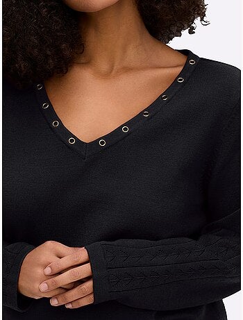 Pull - taille standard - sheego