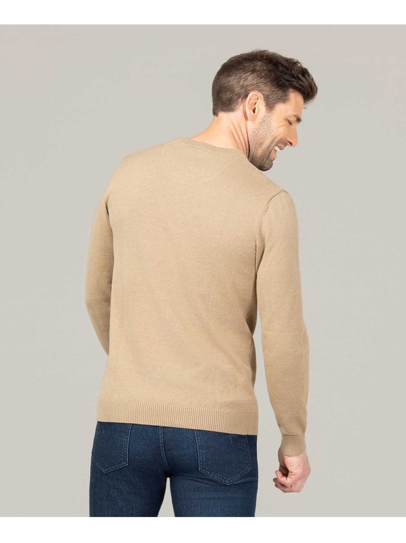 Pull - terre de marins Beige foncé - Kiabi