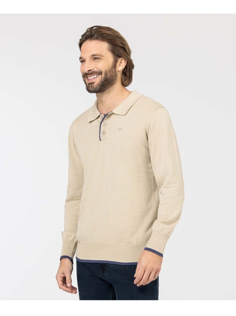 Pull - Terre de Marins Beige - Kiabi