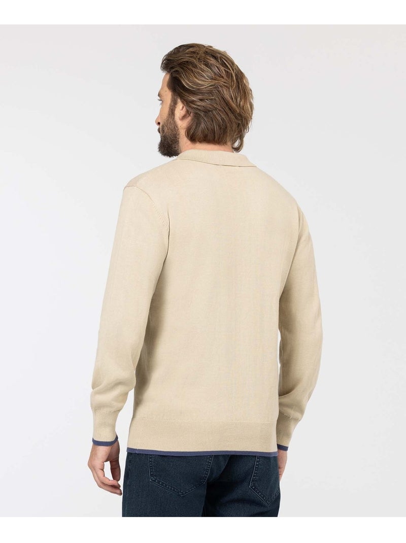 Pull - Terre de Marins Beige - Kiabi