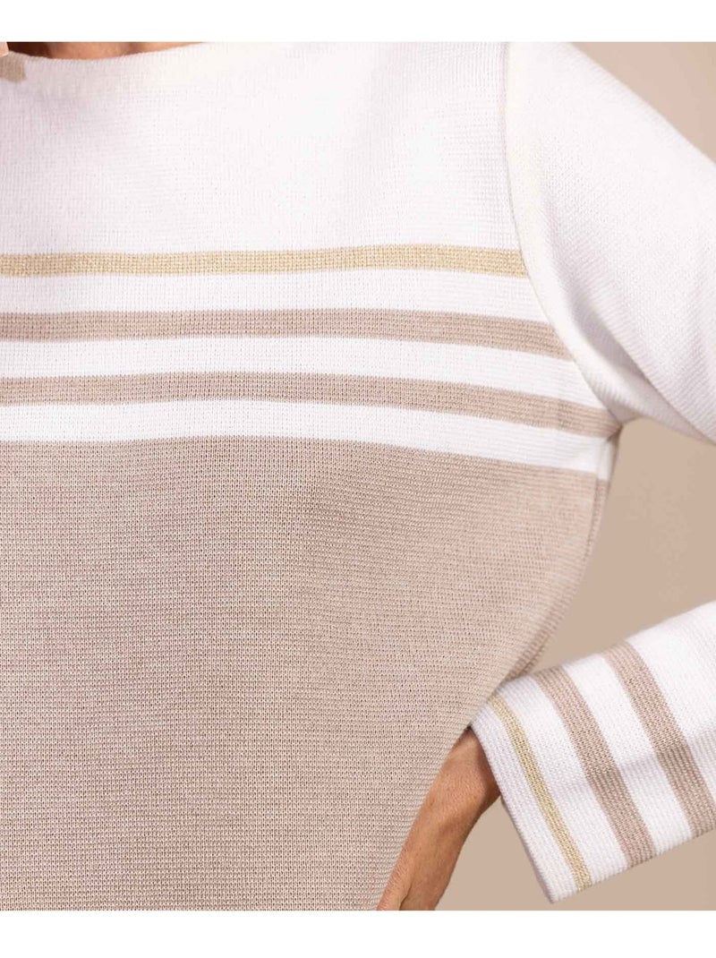 Pull - Terre de Marins Beige - Kiabi